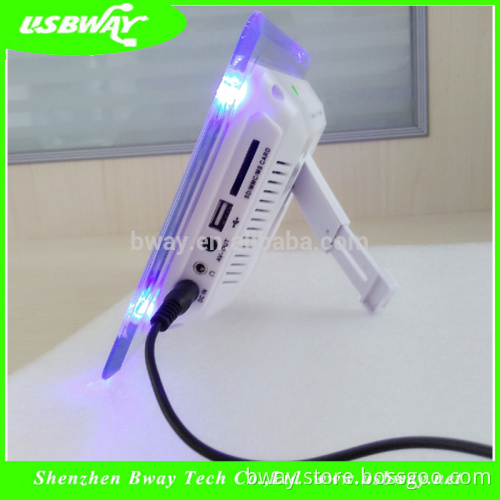 New Multi-functional 8 inch with LED digital photo frame night light night lamps for baby kids with remote control